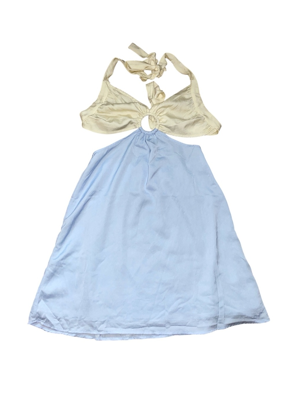 Promesa open back mini dress